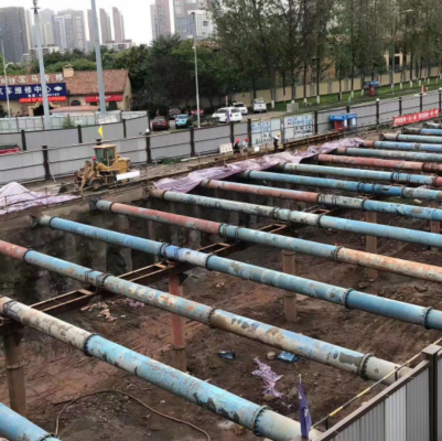 重庆某基坑钢支撑应力监测